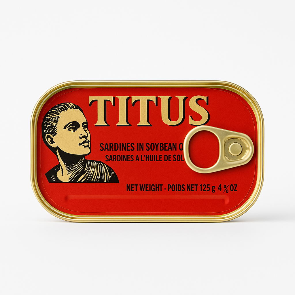 Titus Sardines in Soybean Oil 125 grams