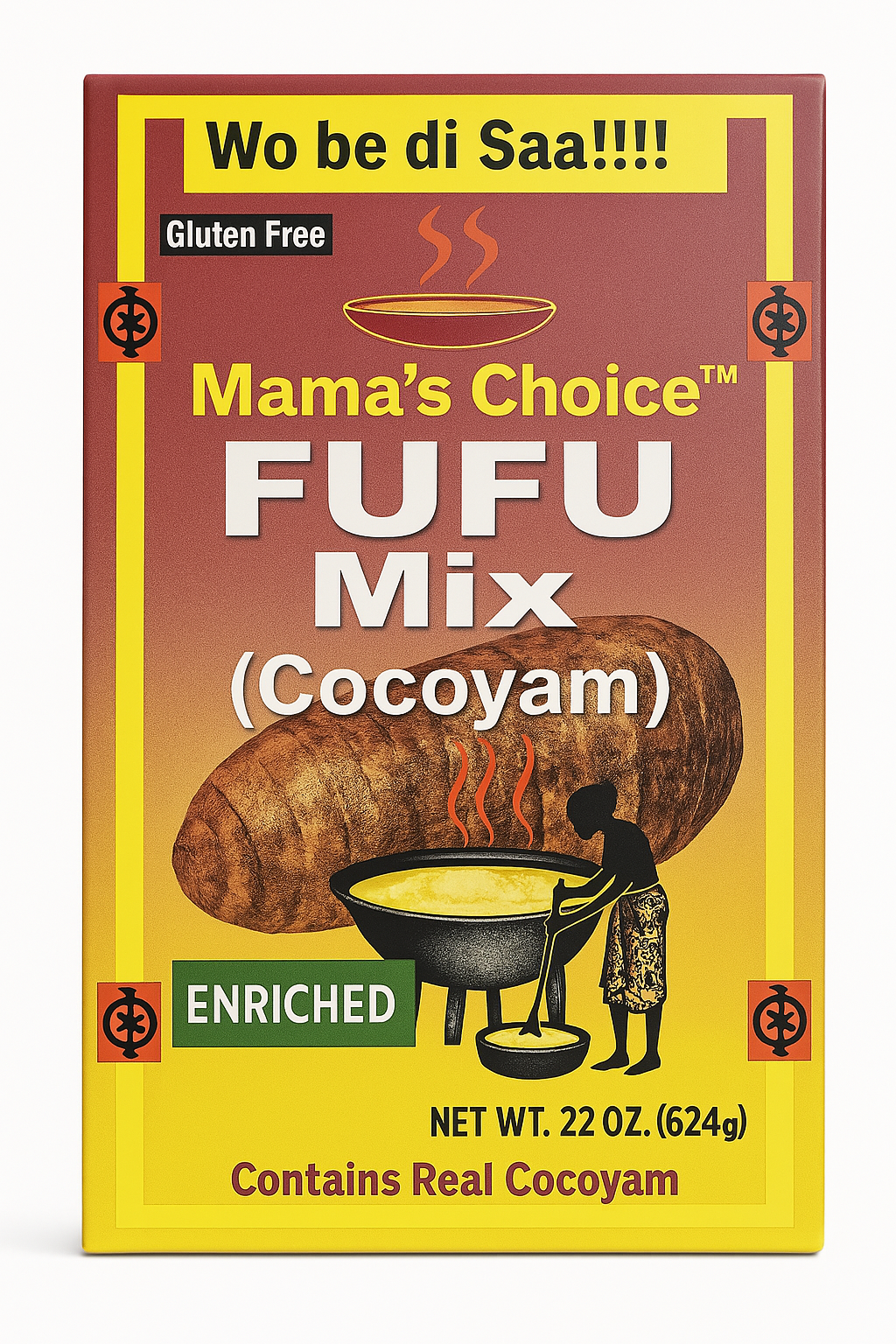Mama-s Choice Fufu Mix Cocoyam 22 0z