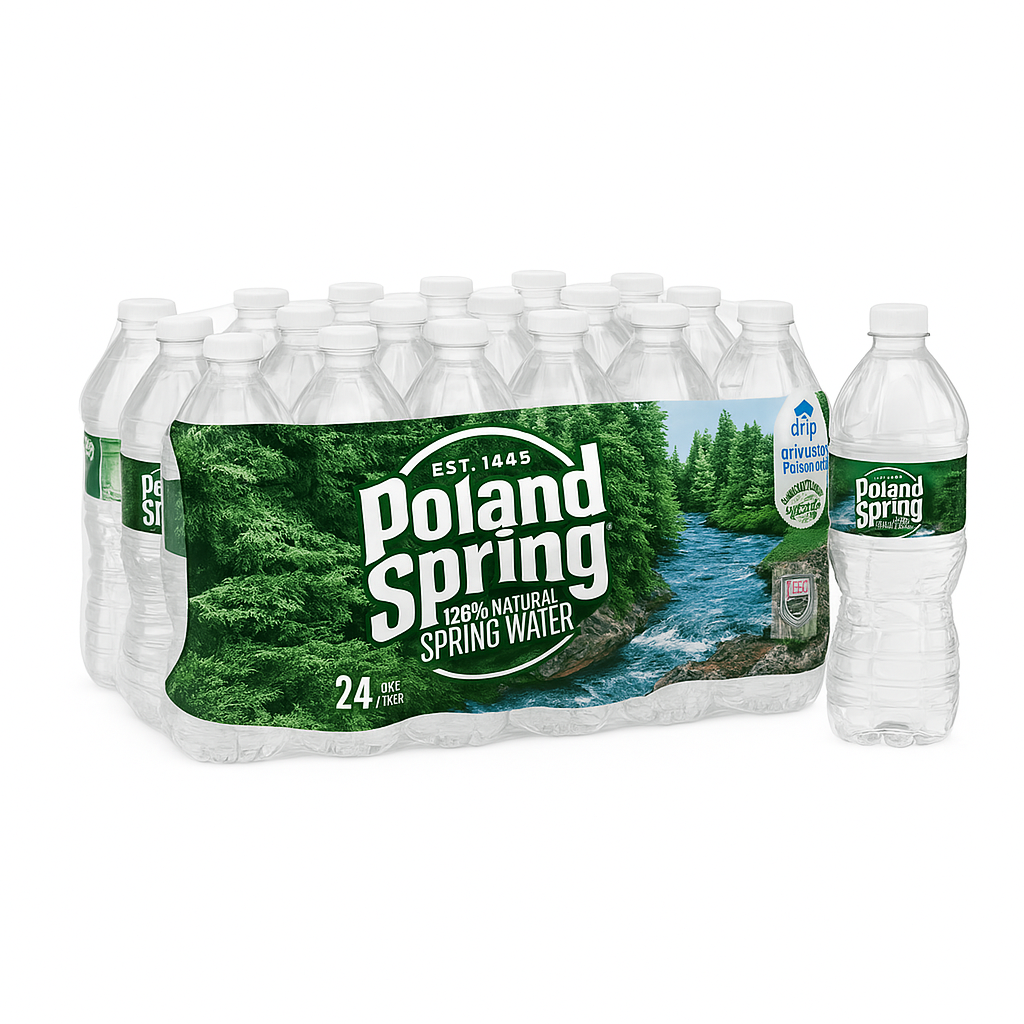 Poland Spring Water 24 Pack 16.9 oz