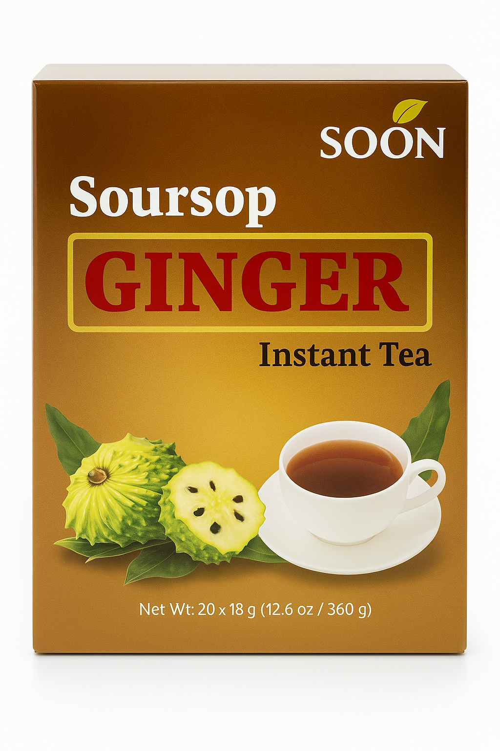 Soon Soursop Ginger Instant Tea 12.6oz