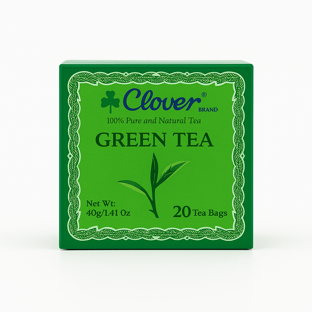 Clover 100% Pure and Natural Green Tea 40 grams