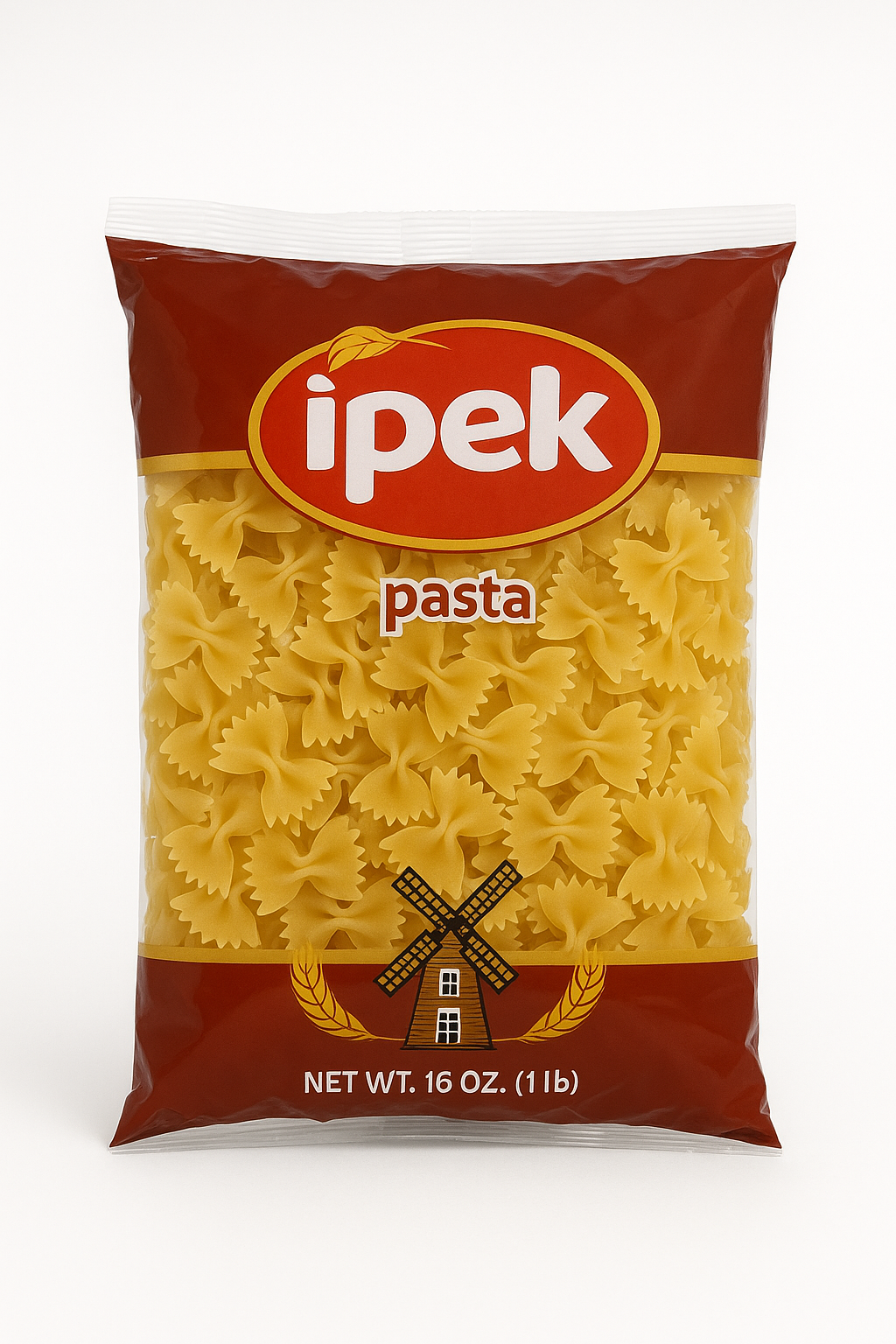 Ipek Bowtie Pasta (Farfalle) Net Weight: 16 oz (1 lb)
