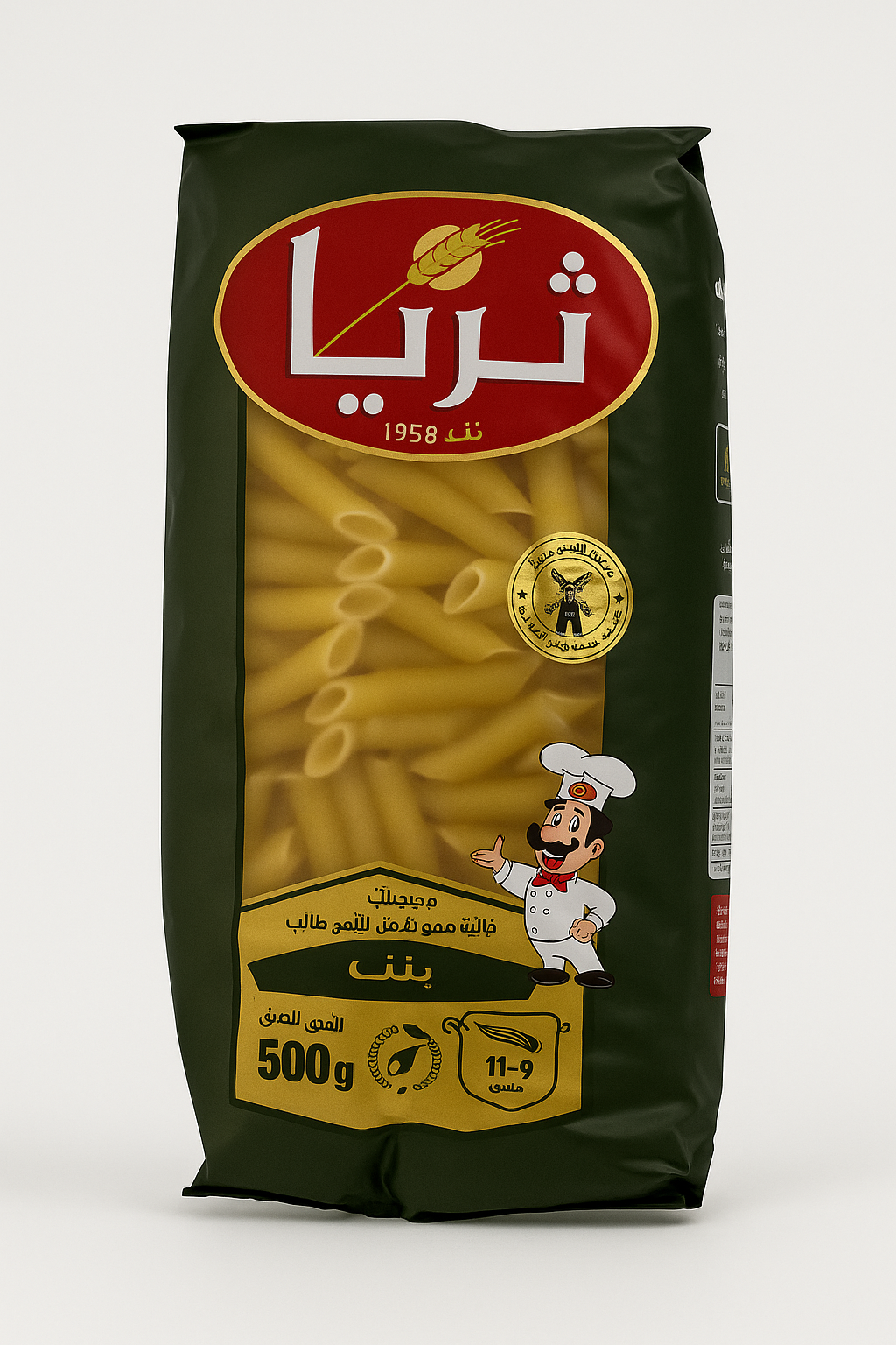 Tria Penne Pasta – 500g Bag