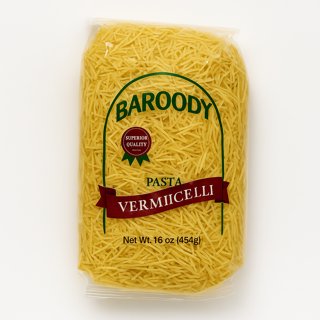 Baroody Vermicelli Pasta – 16 oz (454g)