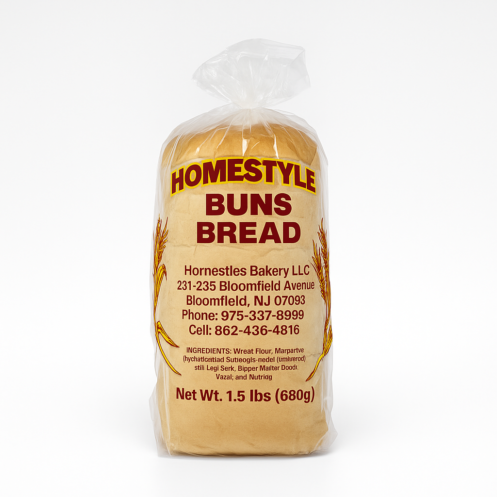 Homestyle Buns Bread – 1.5 lbs (680g)