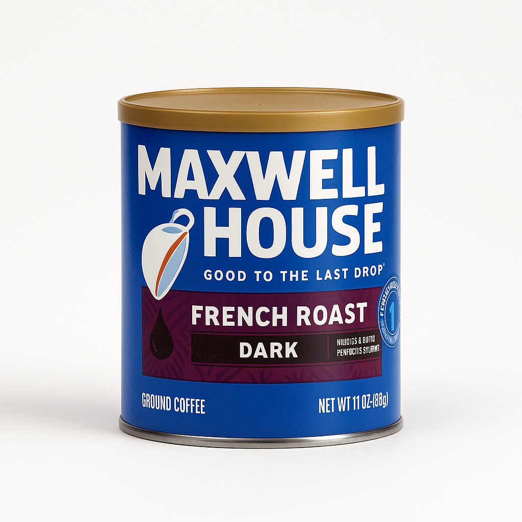Maxwell House French Roast Dark Ground Coffee – 11 oz