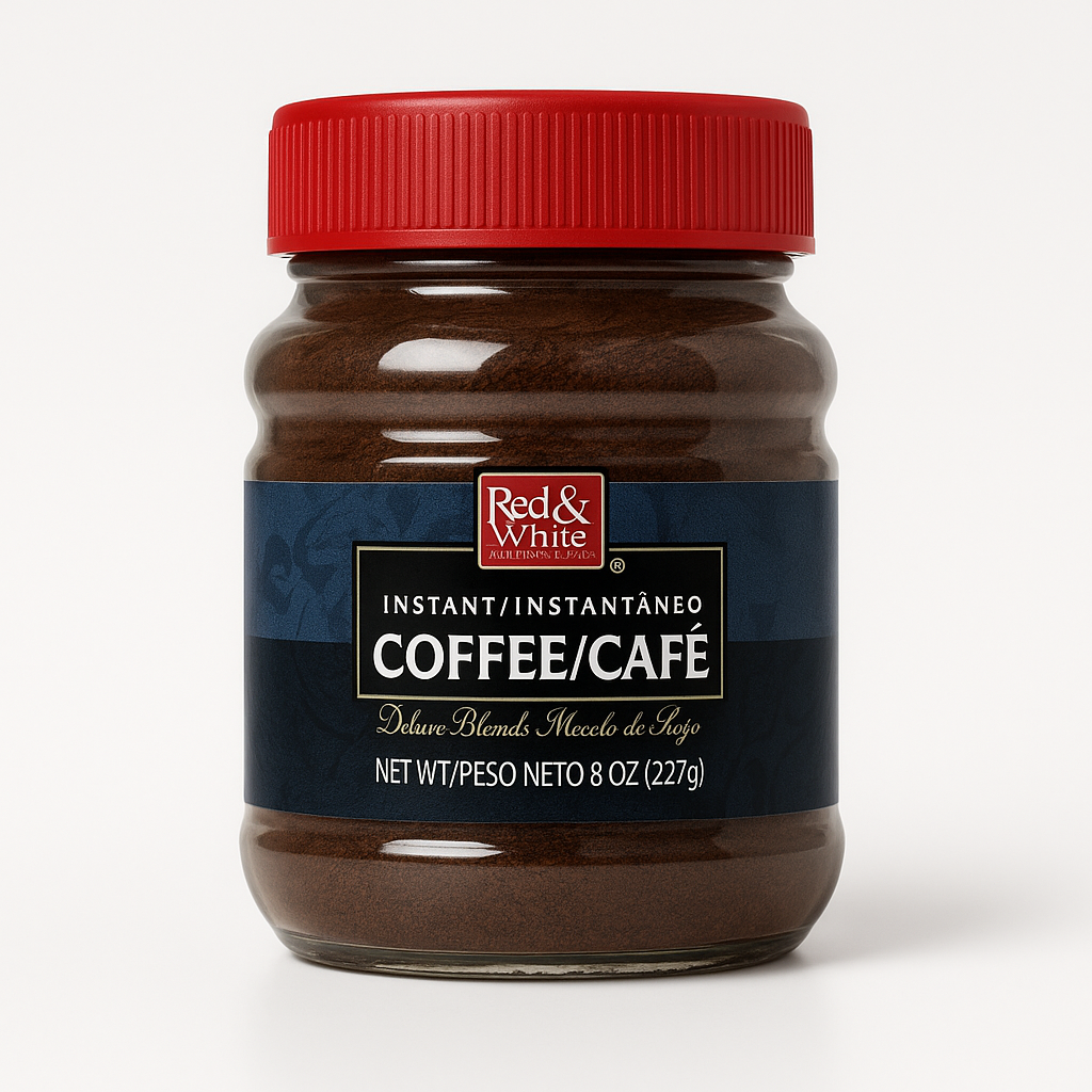 Red & White Deluxe Instant Coffee/Café – 8 oz