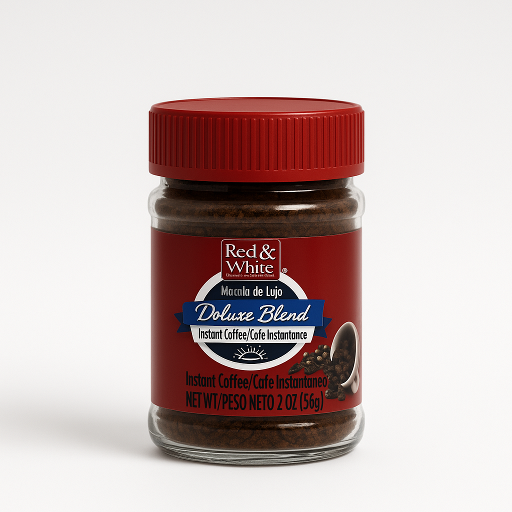  Red & White Deluxe Blend Instant Coffee – 2 oz